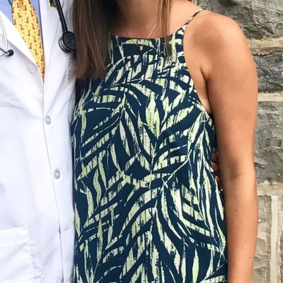 Olivaceous Patterned Minidress - Picture 4 of 8